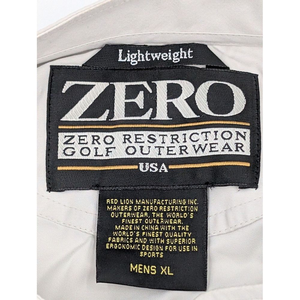 Zero Restriction Golf Microfiber Pullover Jacket … - image 5